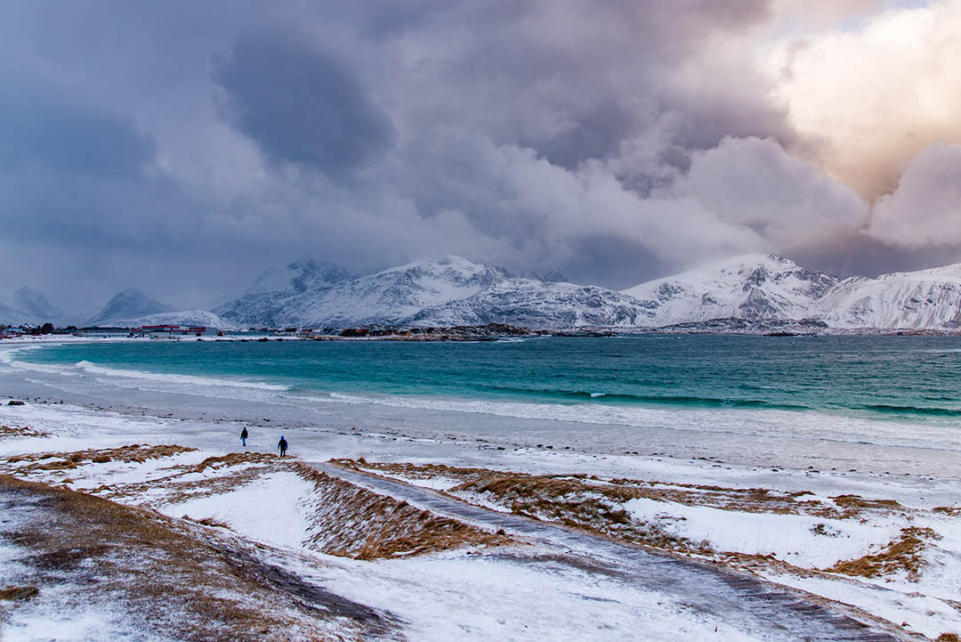 Frozen Ramberg Beach