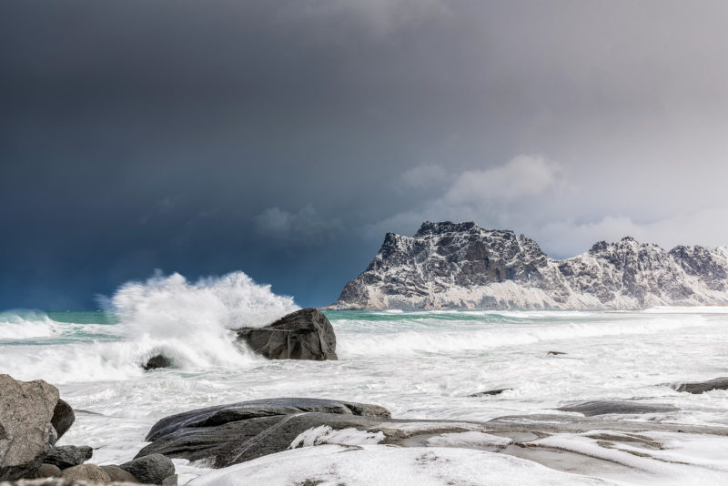 Lofoten’s Rugged Coastline – Photo Print Wall Art Norway - Lofoten Islands