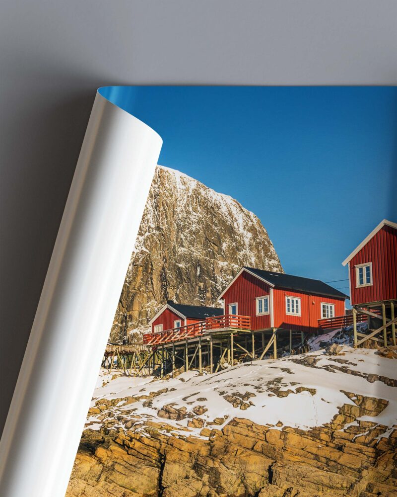 Hamnøy In The Sun – Photo Print Wall Art Norway - Lofoten Islands