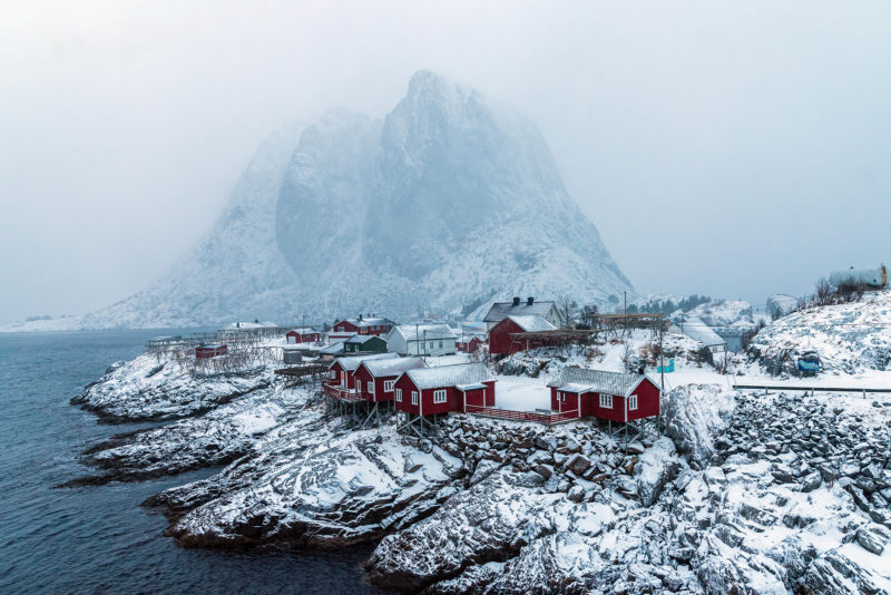 Hamnøy In Winter – Photo Print Wall Art Norway - Lofoten Islands