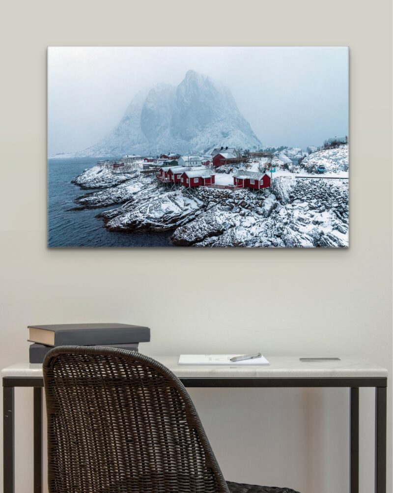 Hamnøy In Winter – Photo Print Wall Art Norway - Lofoten Islands