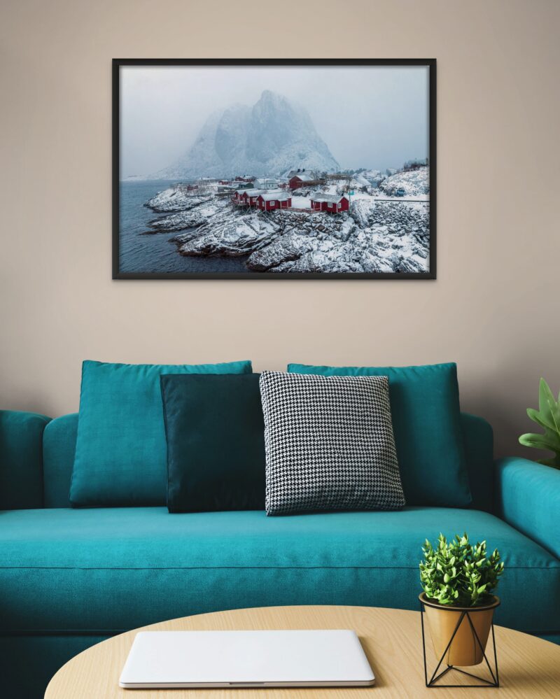 Hamnøy In Winter – Photo Print Wall Art Norway - Lofoten Islands