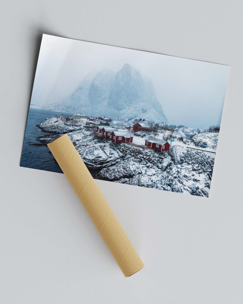 Hamnøy In Winter – Photo Print Wall Art Norway - Lofoten Islands