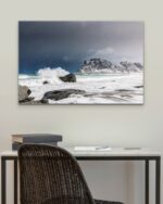 Lofoten’s Rugged Coastline – Photo Print Wall Art Norway - Lofoten Islands