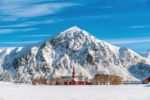 Mountain Church Symmetry – Photo Print Wall Art Norway - Lofoten Islands