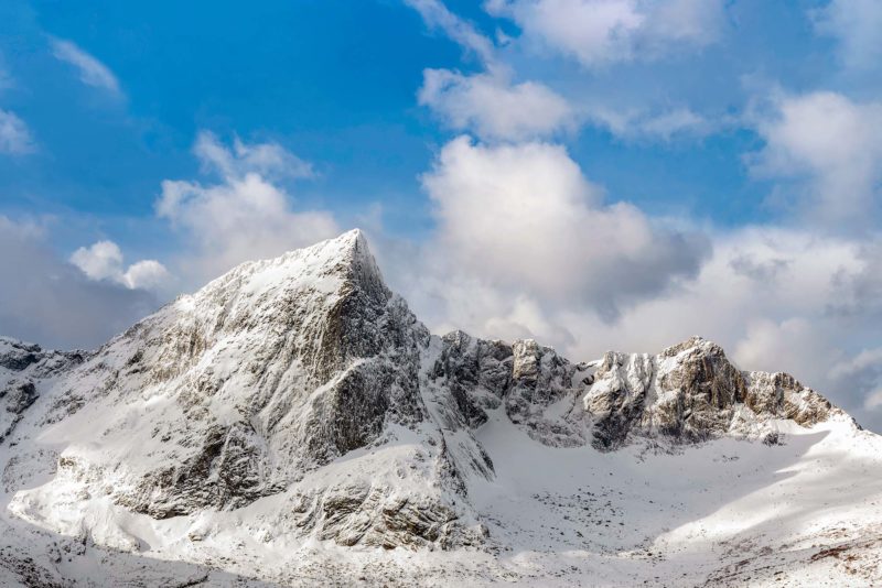 Majestic Mountain Peak – Photo Print Wall Art Norway - Lofoten Islands