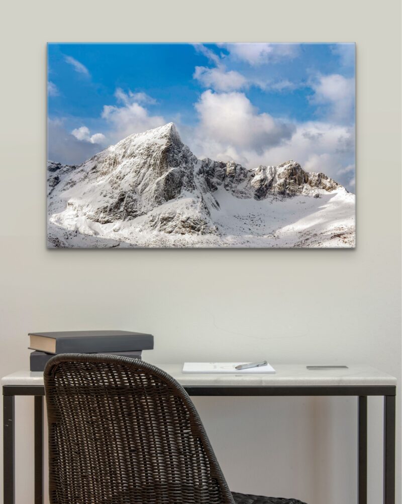 Majestic Mountain Peak – Photo Print Wall Art Norway - Lofoten Islands