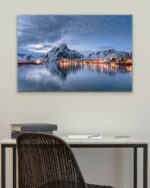 Reine Blue Hour – Photo Print Wall Art Norway - Lofoten Islands