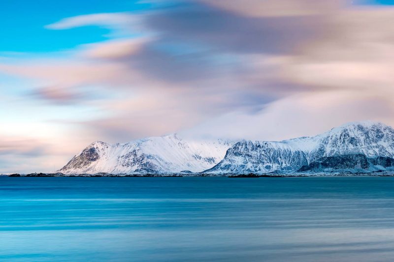The Stillness of Mountains – Photo Print Wall Art Norway - Lofoten Islands