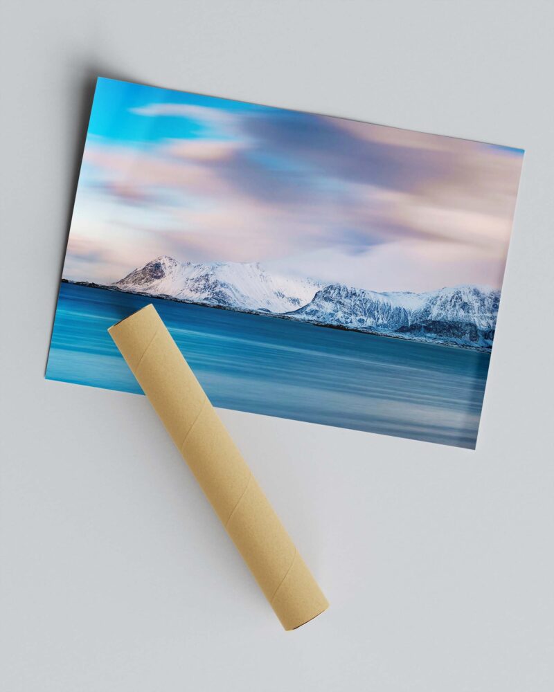 The Stillness of Mountains – Photo Print Wall Art Norway - Lofoten Islands