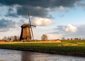 Dramatic Windmill – Photography Print The Netherlands