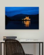 Eilean Donan Castle At Night – Photo Print Wall Art Scotland - Skye & Glencoe