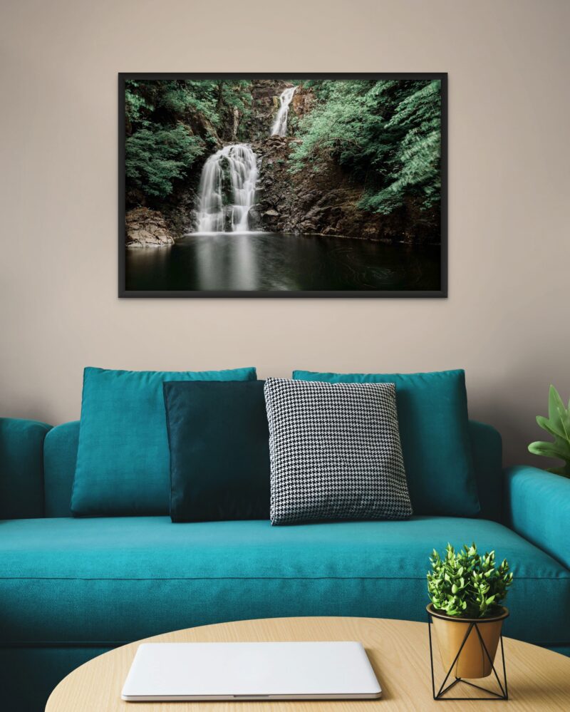 Falls Of Rha Waterfall – Photo Print Wall Art Scotland - Skye & Glencoe