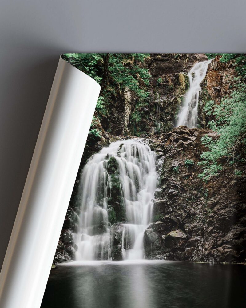 Falls Of Rha Waterfall – Photo Print Wall Art Scotland - Skye & Glencoe