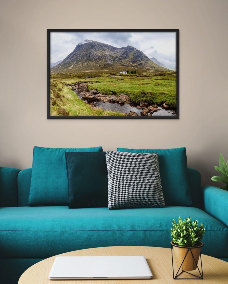 Glencoe Valley Stream – Photo Print Wall Art Scotland - Skye & Glencoe