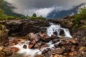 Glencoe Waterfall – Scotland – Photography Print Scotland - Skye & Glencoe
