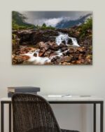 Glencoe Waterfall – Scotland – Photo Print Wall Art Scotland - Skye & Glencoe