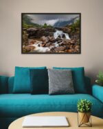 Glencoe Waterfall – Scotland – Photo Print Wall Art Scotland - Skye & Glencoe