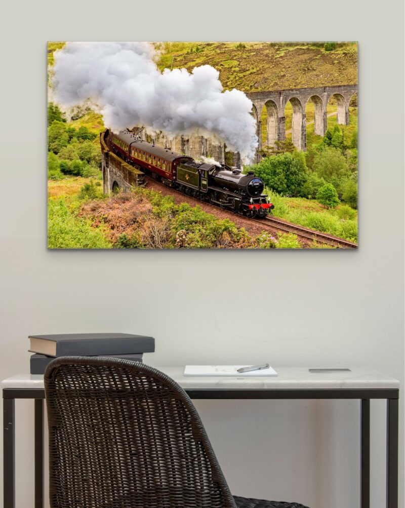 The Jacobite – Hogwarts Express On The Glenfinnan Aqueduct – Photo Print Wall Art Scotland - Skye & Glencoe