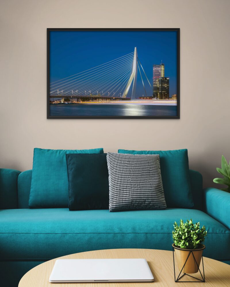 Rotterdam Erasmus Bridge – Photo Print Wall Art The Netherlands