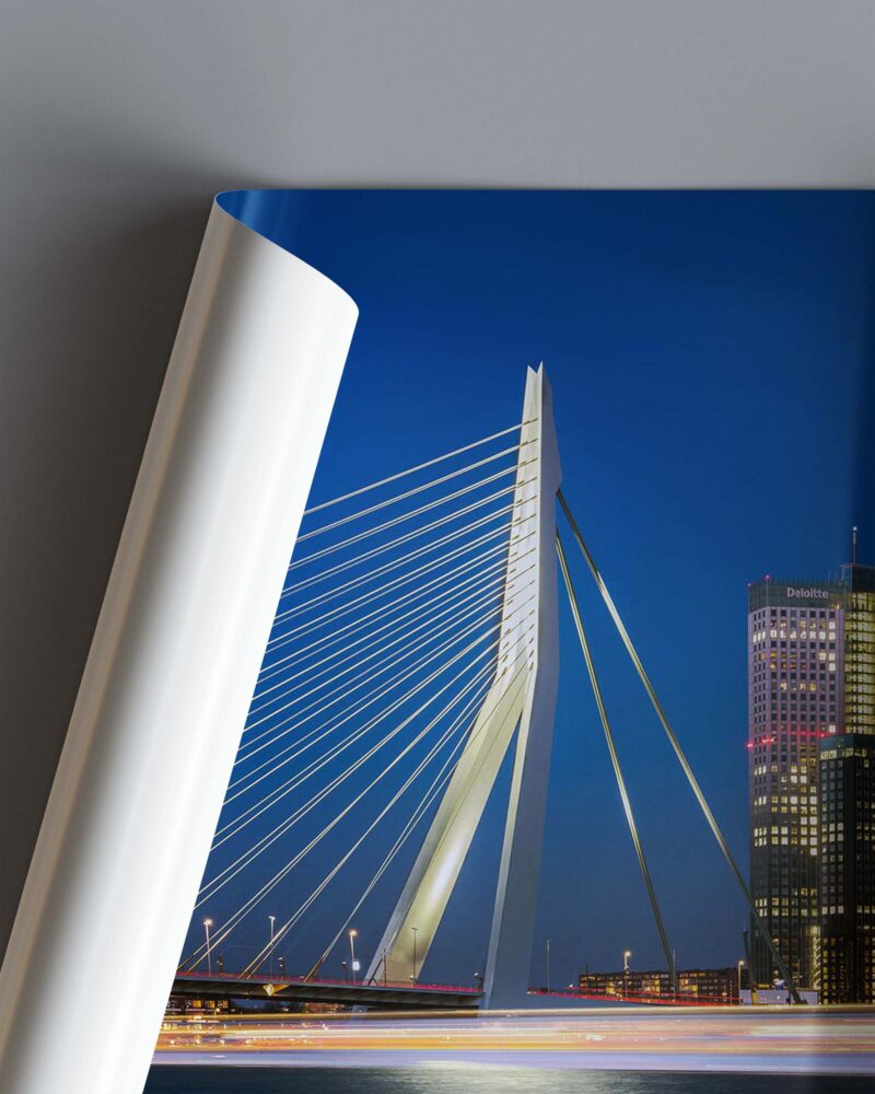 Rotterdam Erasmus Bridge – Photo Print Wall Art The Netherlands