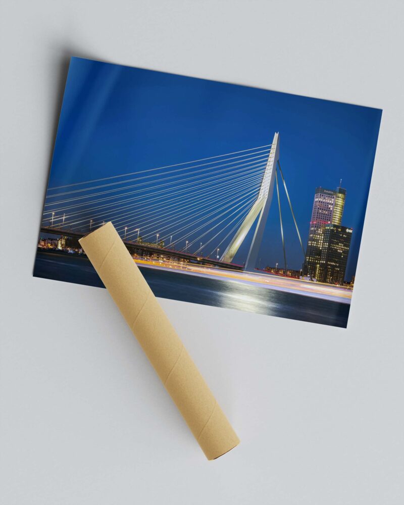 Rotterdam Erasmus Bridge – Photo Print Wall Art The Netherlands