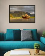 Sunset Shipwreck  – Photo Print Wall Art Scotland - Skye & Glencoe