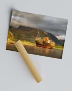 Sunset Shipwreck  – Photo Print Wall Art Scotland - Skye & Glencoe