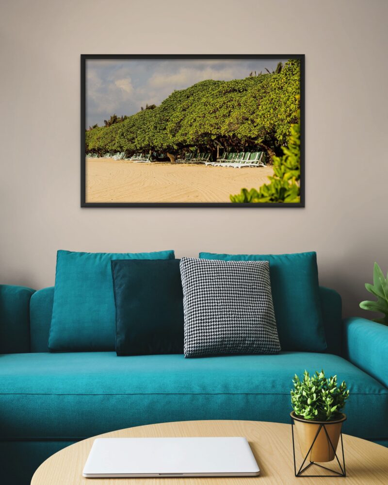 Beach with Chairs – Photo Print Wall Art Indonesia - Bali