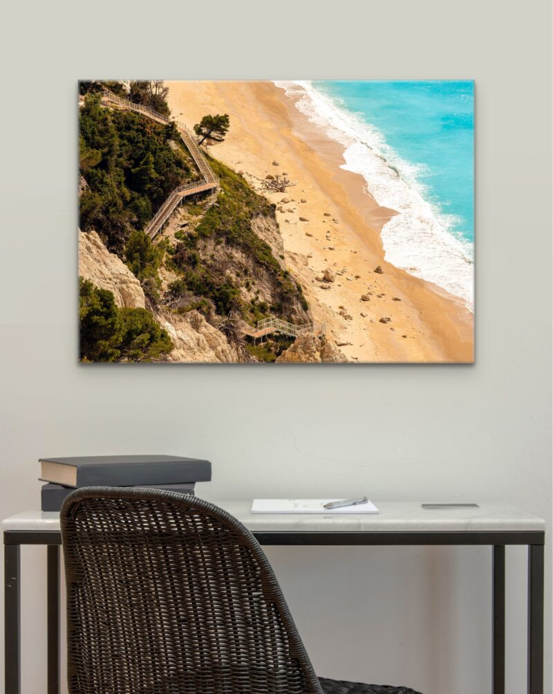 Egremni Beach Top View – Photo Print Wall Art Greece