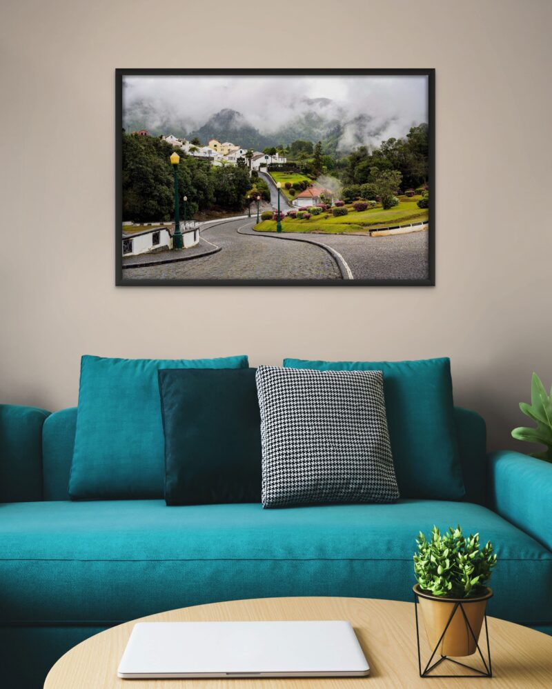 Furnas Town – Photo Print Wall Art The Azores