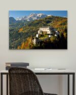 Hohenwerfen Castle Close Up – Photo Print Wall Art Europe