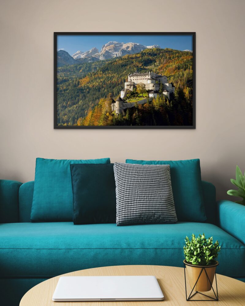 Hohenwerfen Castle Close Up – Photo Print Wall Art Europe