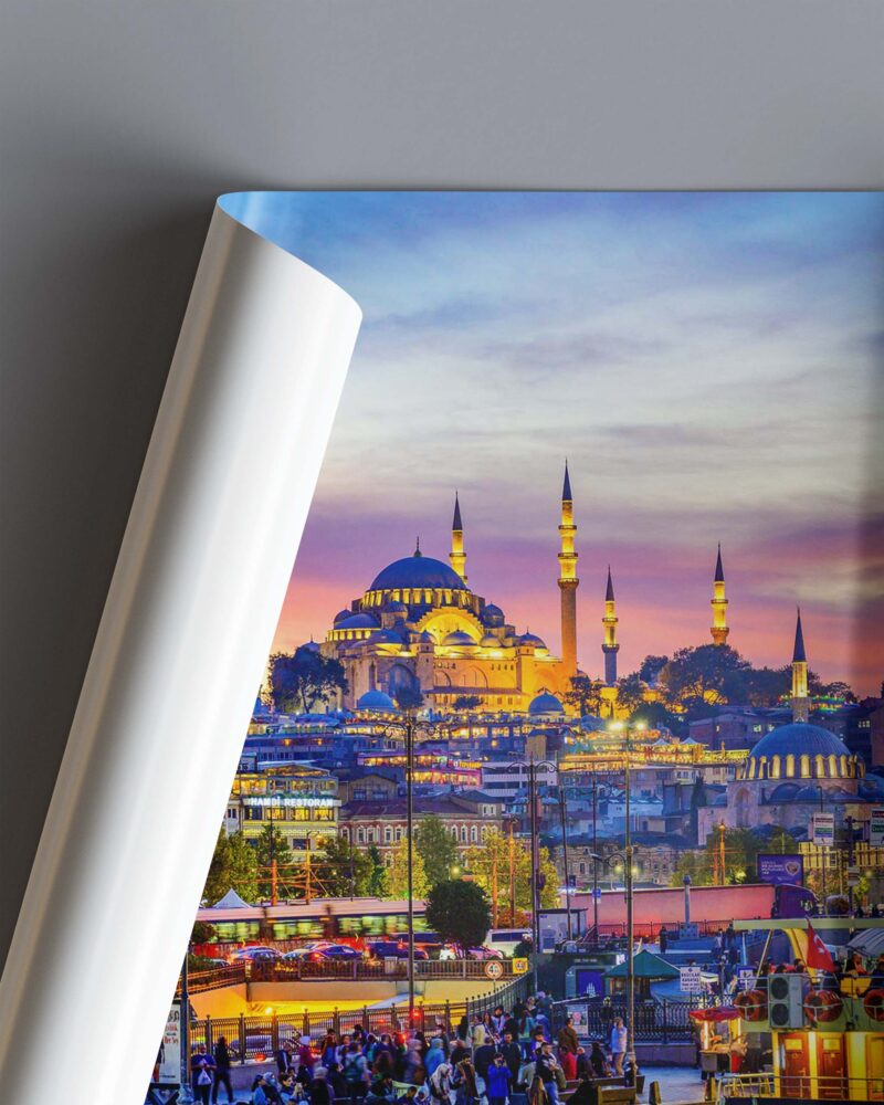 Istanbul & Suleymaniye Mosque – Photo Print Wall Art Turkey