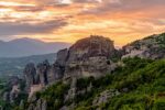 Meteora Monasteries Sunset View – Photo Print Wall Art Greece