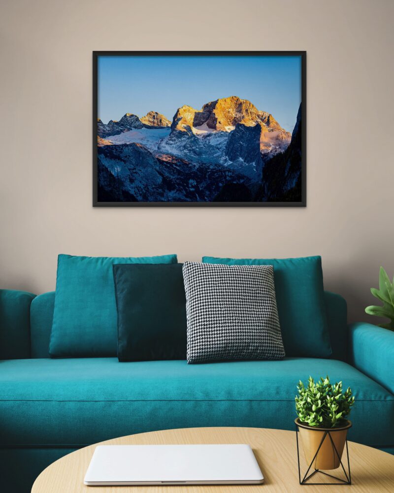 Mountain Peaks in the Alps – Photo Print Wall Art Europe