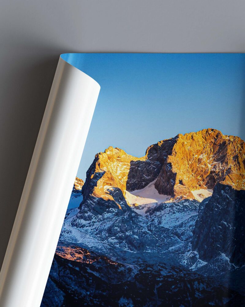 Mountain Peaks in the Alps – Photo Print Wall Art Europe