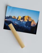 Mountain Peaks in the Alps – Photo Print Wall Art Europe