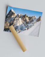 Skier in the French Alps – Photo Print Wall Art New Products