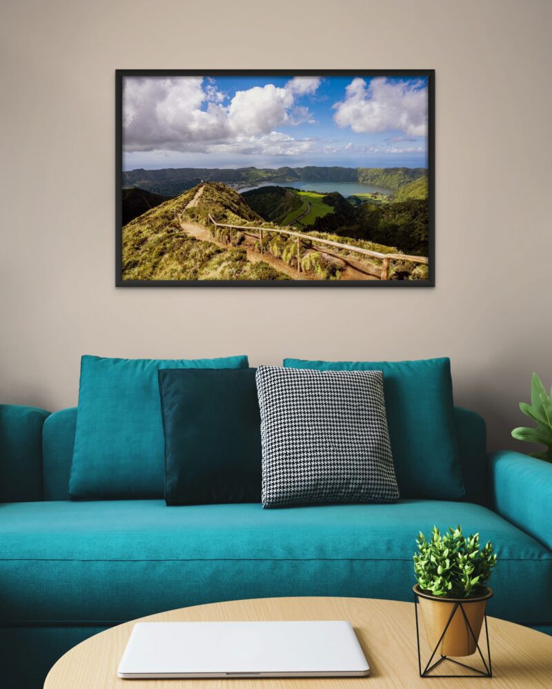 Sete Cidades Viewpoint – Photo Print Wall Art The Azores