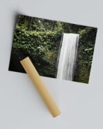 Bali Tall Jungle Waterfall – Photo Print Wall Art Indonesia - Bali