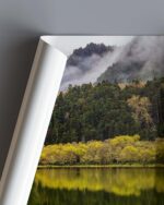 Furnas Treeline Lake Reflection – Photo Print Wall Art The Azores