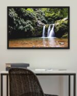 Forest Waterfall – Photo Print Wall Art The Azores